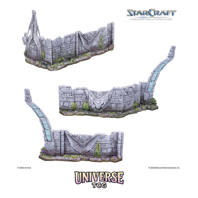 Starcraft TMG: Terrain Expansion Lost Temple | Iconic Map Terrain | Archon Studio | Universe TCG