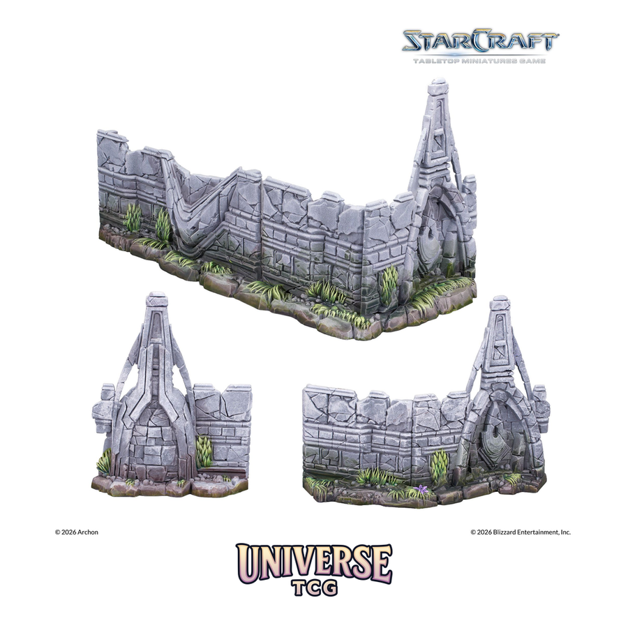 Starcraft TMG: Terrain Expansion Lost Temple | Iconic Map Terrain | Archon Studio | Universe TCG