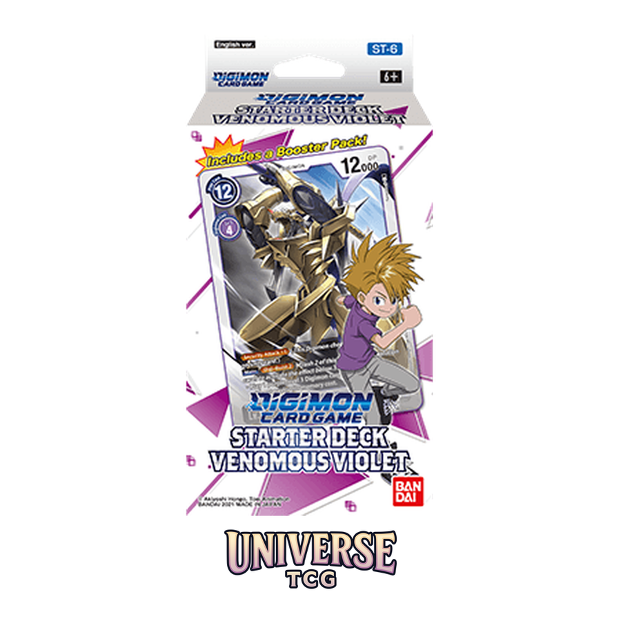 Digimon Card Game ST06 Starter Deck Venomous Violet - English