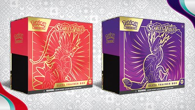 Pokémon TCG: Caja de Entrenador Élite Escarlata y Púrpura — Koraidon – Español