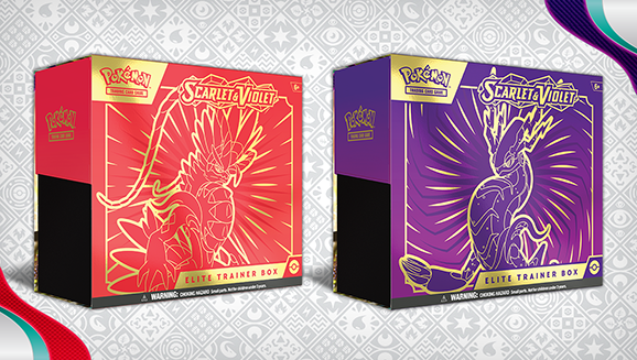 Pokémon TCG: Caja de Entrenador Élite Escarlata y Púrpura — Miraidon – Español