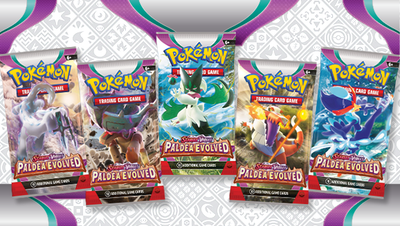 Pokémon TCG: Caja de 36 sobres Evoluciones en Paldea – Español