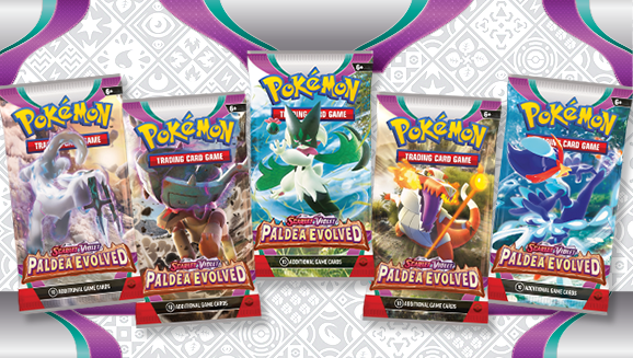 Pokémon TCG: Caja de 36 sobres Evoluciones en Paldea – Español
