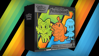 Pokémon TCG: Caja de Entrenador Élite Evoluciones en Paldea – Español