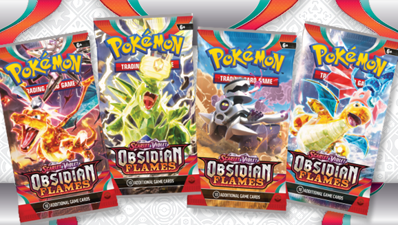 Pokémon TCG: Caja de 36 sobres Llamas Obsidianas – Español