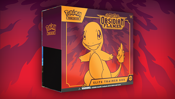 Pokémon TCG: Caja de Entrenador Élite Llamas Obsidianas – Español