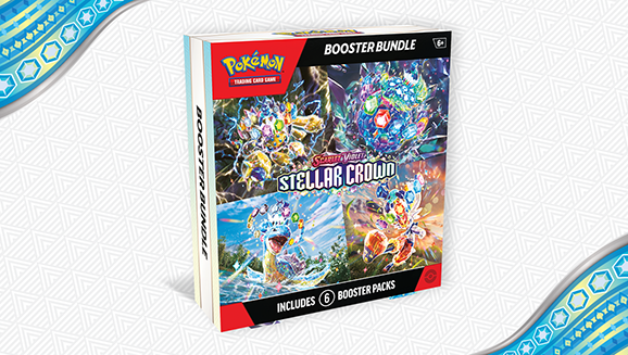 Pokémon TCG: Stellar Crown Booster Bundle (6 packs) – English