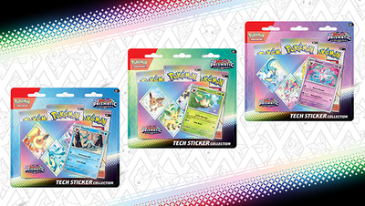 Pokémon TCG: Colección Pegatinas Tech Evoluciones Prismáticas – Español