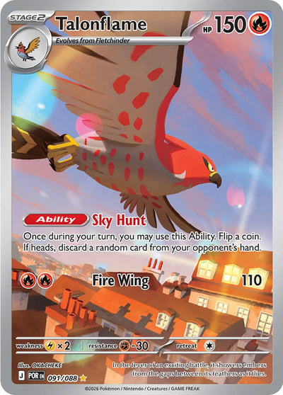 Talonflame - Perfect Order (Illustration Rare) [POR-091]