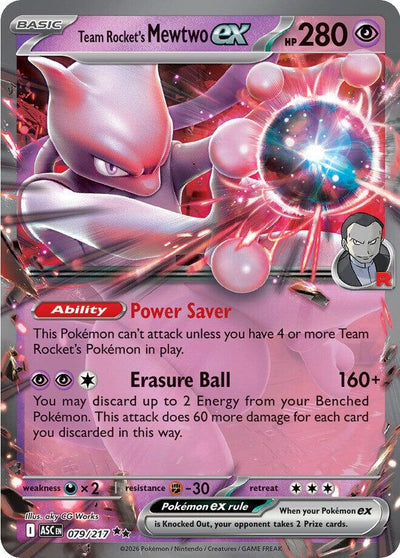 Team Rocket's Mewtwo ex - Ascended Heroes (Double Rare) [ASC-079]