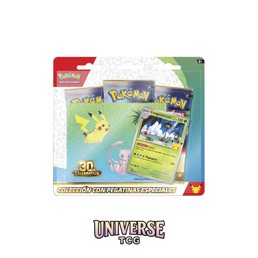 Pokémon TCG 30th Anniversary Tech Sticker Collection - Spanish