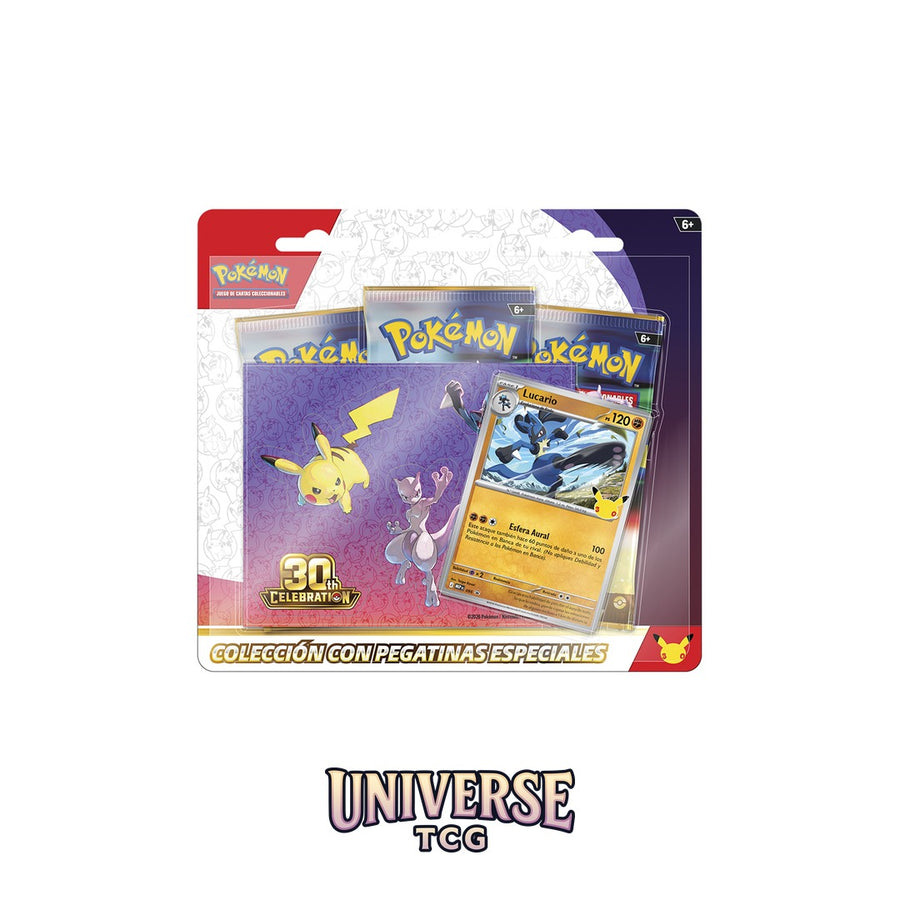 Pokémon TCG 30th Anniversary Tech Sticker Collection - Spanish