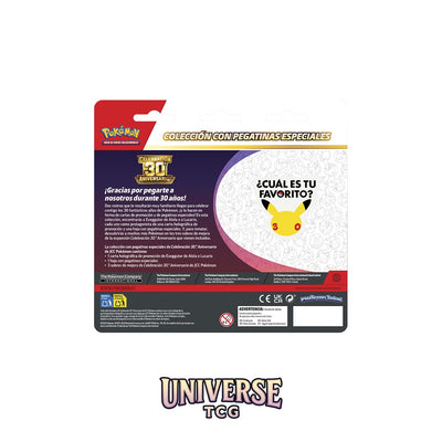 Pokémon TCG 30th Anniversary Tech Sticker Collection - Spanish