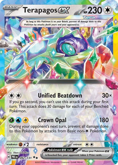Terapagos ex - Prismatic Evolutions (Double Rare) [PRE-092]