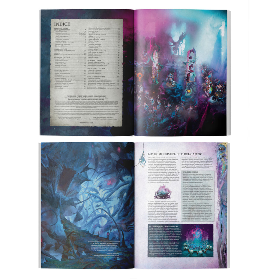 Tomo de batalla Caos: Disciples of Tzeentch
