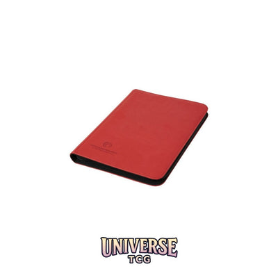 TreasureWise - WiseGuard Zip Binder 9 (360 cards) - Red