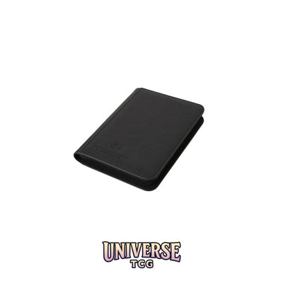 TreasureWise - WiseGuard Mini Zip Binder 4 (160 cards) - Black