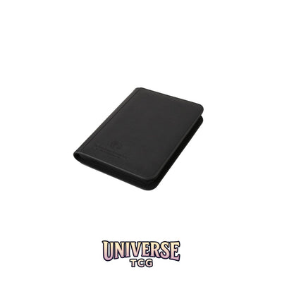 TreasureWise - WiseGuard Mini Zip Binder 4 (160 cards) - Black