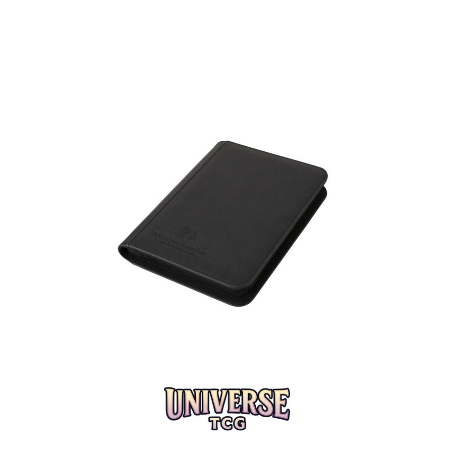 TreasureWise - WiseGuard Mini Zip Binder 4 (160 cards) - Black