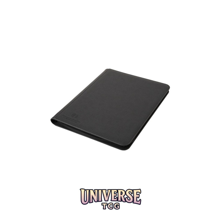 TreasureWise - WiseGuard Zip Toploader Binder 9 (216 cards) - Black
