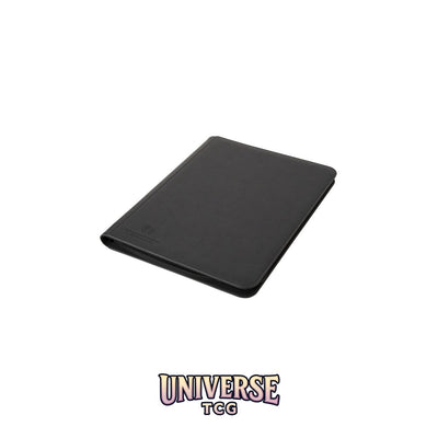 TreasureWise - WiseGuard Zip Toploader Binder 9 (216 cards) - Black