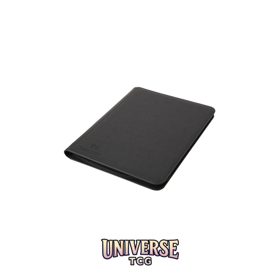 TreasureWise - WiseGuard Zip Toploader Binder 9 (216 cards) - Black