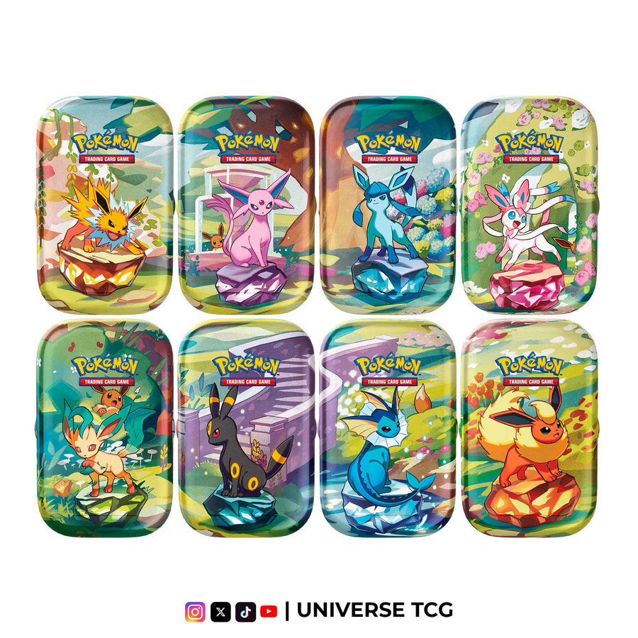 pokemon trading card game tin Mini Insert With Markers and a Pokmon art card showcasing the artwork on the tin Pokemon Go TCG Mini Tin