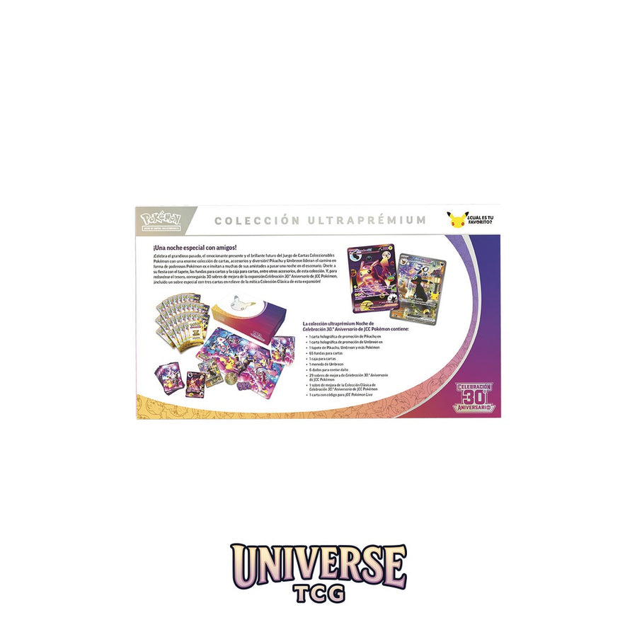 Pokémon TCG 30th Anniversary Umbreon Ultra Premium Collection (Night) - Spanish