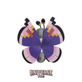 Vivillon (Elegant Pattern) Sitting Cuties Plush - 16.5 cm