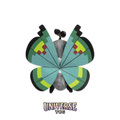 Vivillon (Garden Pattern) Sitting Cuties Plush - 16.5 cm