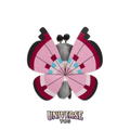 Vivillon (Meadow Pattern) Sitting Cuties Plush - 16.5 cm