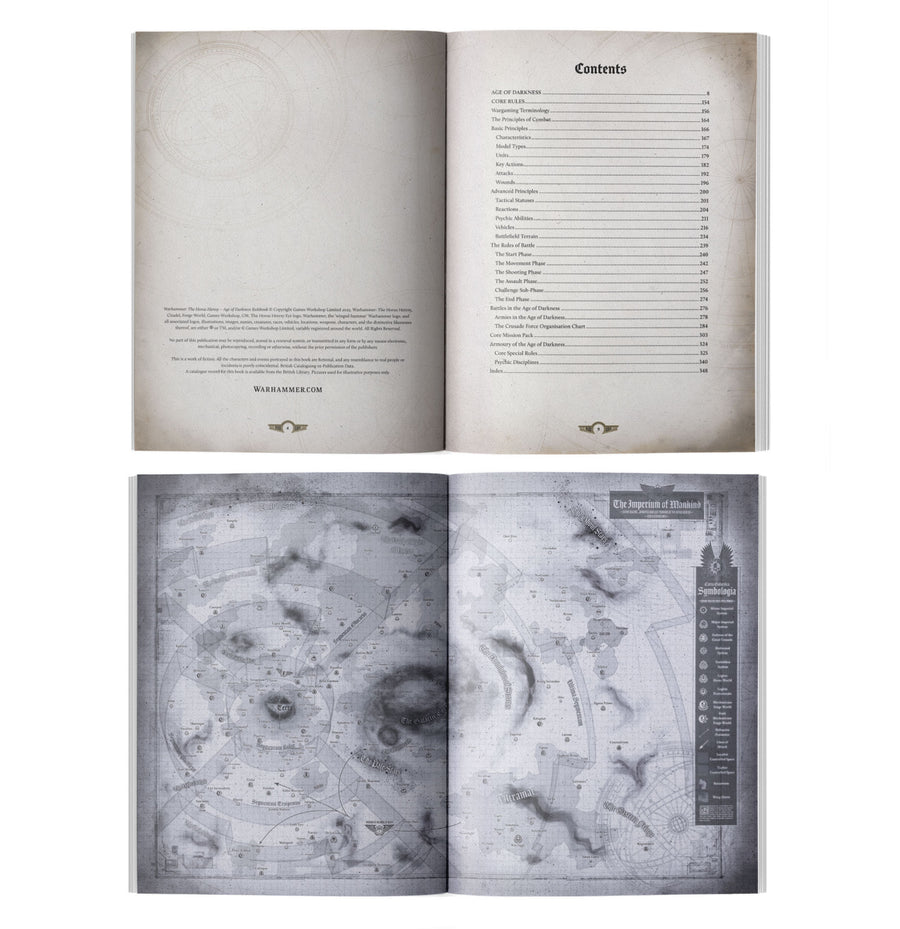 Warhammer: The Horus Heresy – Age of Darkness Rulebook (Inglés)