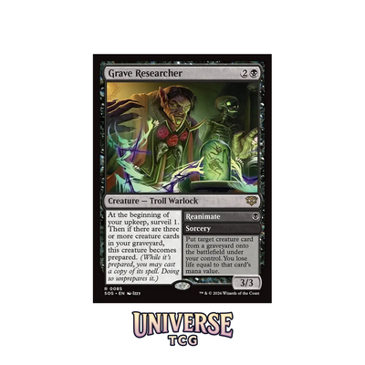 Grave Researcher // Reanimate - Secrets of Strixhaven (Rare) [SOS-85]