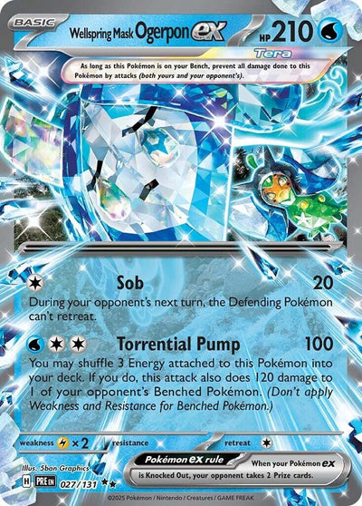 Wellspring Mask Ogerpon ex - Prismatic Evolutions (Double Rare) [PRE-027]
