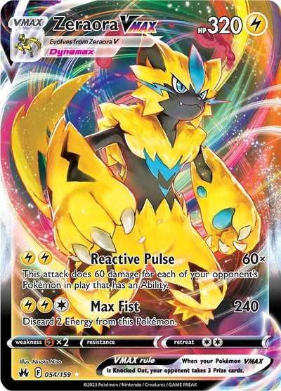 Zeraora VMAX - Crown Zenith (Ultra Rare) [CRZ-054]